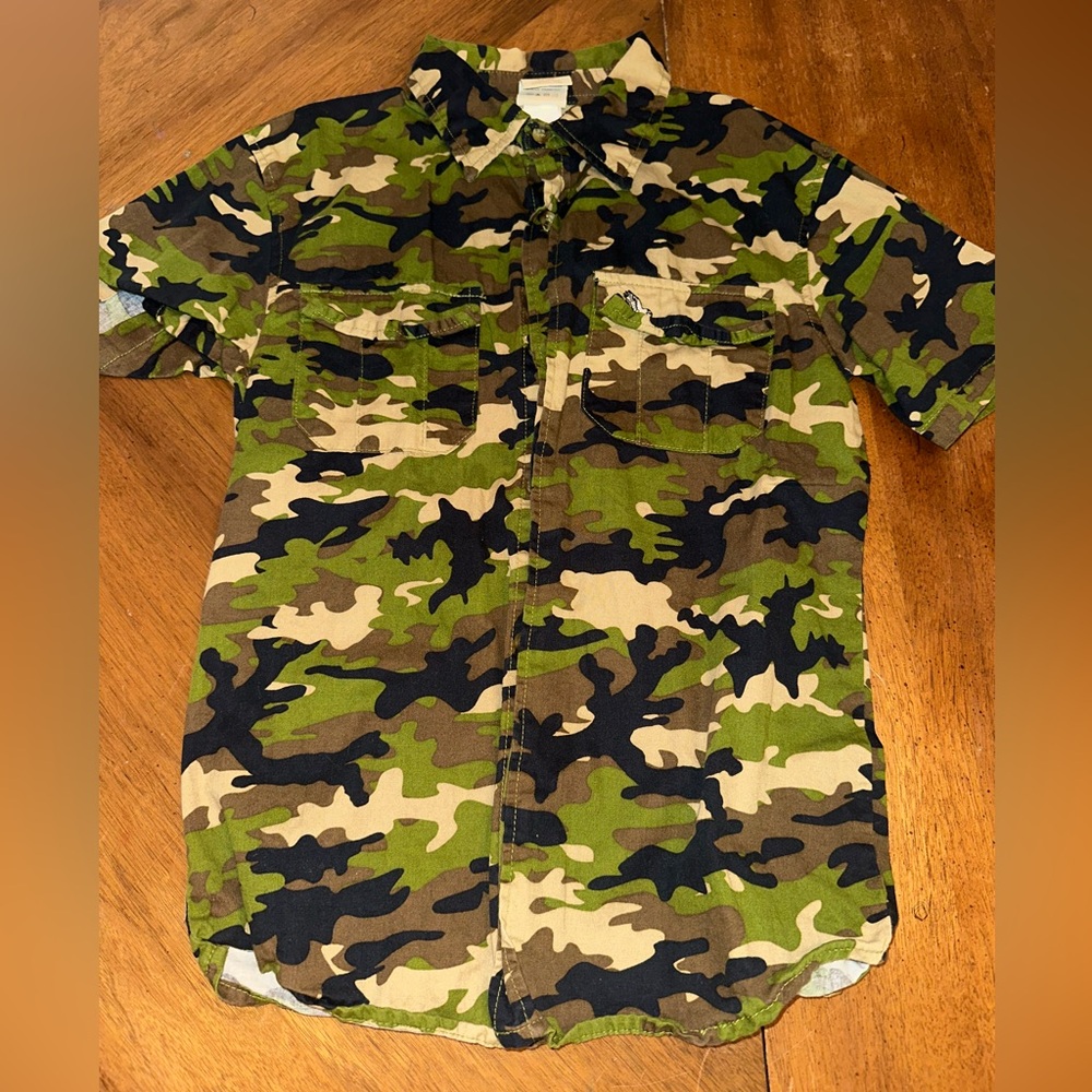 American hawk shirt boys button down